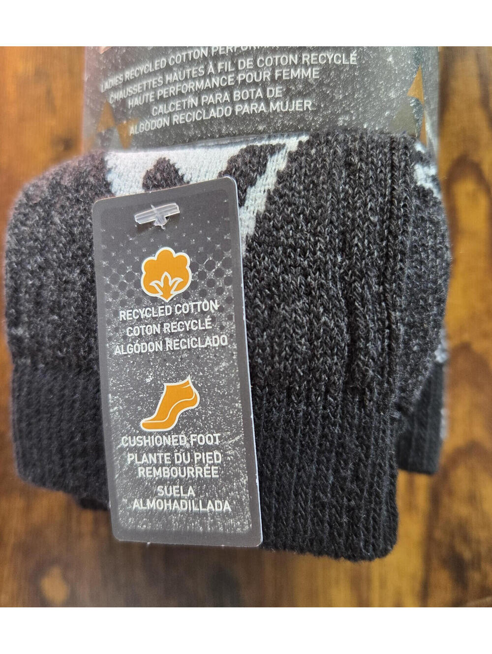 Storm Valley Recycled Cotton Performance Boot Socks Womens Size 5-9 4 Pairs New - Picture 3 of 5